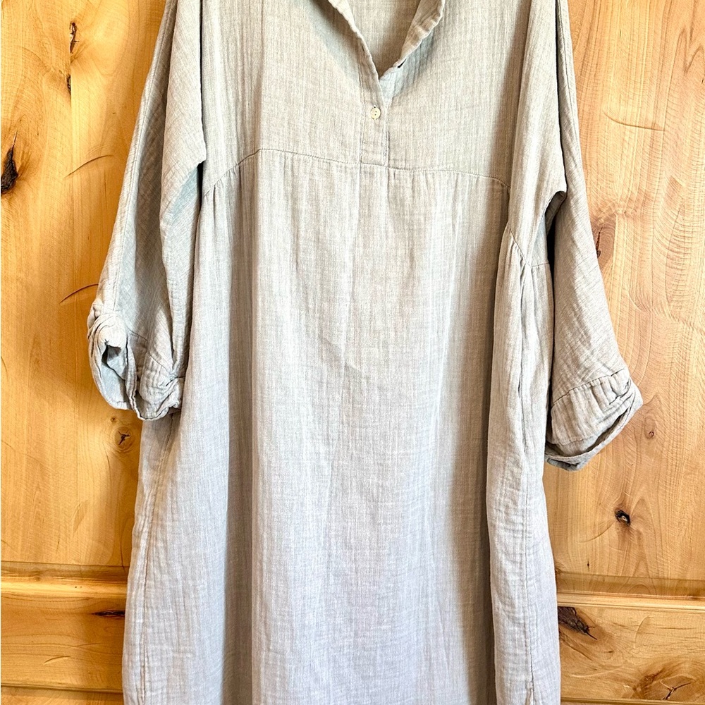 Loom.ist 100% Turkish Cotton Kaftan Lounge Dress, One Size, Gorgeous